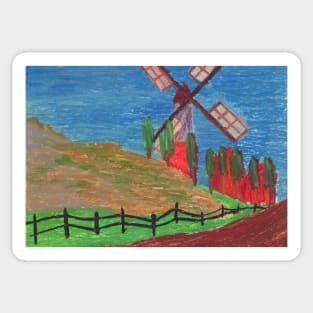 The Windmill Sticker